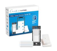 Lutron Diva Smart Dimmer Switch Kit for Caseta Lighting with Hub, Pico Remote and Pedestal, Works with Apple Home, Ring and Google Home, 3 Way, 150W, No Required