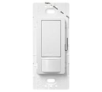 Lutron Maestro Motion Sensor switch, no neutral required, 250 Watts Single-Pole, MS-OPS2-SW, Snow by Lutron