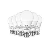 LUTW B22 Led Light Bulbs Bayonet, 100W Equivalent, Cool White 6500K, 12W 1200lm LED Bulbs, BC GLS Energy Saving Light Bulbs, Non-dimmable, Pack of 6