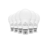 LUTW Bayonet Light Bulb, 100W Equivalent, Neutral White 4000K, 12W 1200LM B22 LED Bulbs, BC A60 GLS Energy Saving LED Light Bulbs, Non-dimmable, Pack of 6