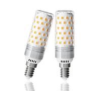 LUTW E14 LED Light Bulb Warm White 3000K, 10W Small Edison Screw Bulb E14 Equivalent 130W Incandescent, 1510LM Super Bright LED Corn Light Bulb for Home Lighting, Non-Dimmable, Pack of 2