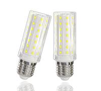 LUTW E27 Screw Bulb Cool White 6000K, 5W E27 LED Bulb Equivalent 90W Incandescent, 925LM Super Bright LED Corn Light Bulbs for Home Lighting, Energy Class B, Ultra Efficient,Non-Dimmable, Pack of 2