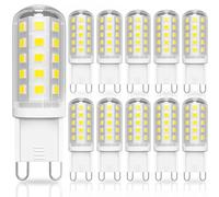 LUTW G9 LED Bulbs Cool White 3W, Equivalent 30W - 40W G9 Halogen Bulbs, Non-dimmable, 350LM 6000K Energy Saving Light Bulbs for Chandelier, Lighting Decor, Ceiling Lights, Wall Light, 10 Pack