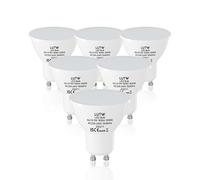 LUTW GU10 LED Bulbs Warm White, 5w Equivalent to 40W Halogen Spotlight Bulb, Non-dimmable Energy Saving Light Bulbs AC220-240V 3000K 505Lm 120° Wide Beam Angle, Pack of 6