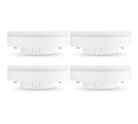 LUTW GX53 LED Bulb Cool White, 6W Replace 50W Halogen or CFL Bulbs, 6000K 556 Lumens GX53 Light Bulbs, 120° Beam Angle, Not Dimmable, Under Cabinet Lighting for Kitchen, 4 Pack