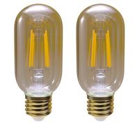 LUTW T45 E27 Vintage Light Bulb, 5W = 50W 560LM, Warm White 2700K, 2 Pack