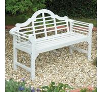 Lutyens Style Garden Bench Off-White