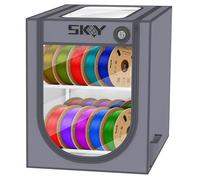 Lutyr 3D Printer 20 roll Pack Storage Box with TH-Calc, 3D Printing Filament Storage Rack Dustproof and Waterproof Box for Storage and Easy to Store