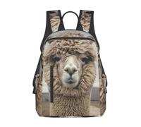 LUUBVV I Love Alpacas Print Shoulder Bag Daypack Everyday Backpack | Travel Casual Unisex Work Hiking Outdoor Women And Maneveryday Sports Everyday