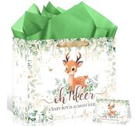 LUUFILx Oh Deer A Baby Boy Is Almost Here Gift Bag