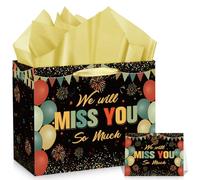LUUFILx Vintage We Will Miss you Gift Bag
