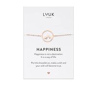 LUUK LIFESTYLE 8” Bracelet in boho style, stainless steel, round pendants| platelets, modern and simple style jewellery, unique fashion accessory, gift for best friends, friendship bracelet, rose