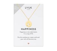 LUUK LIFESTYLE 925 Sterling Silver Pendant Necklace for Women Waterproof Adjustable Chain Modern Minimalist Jewellery Gift for Her Gifting Ideas