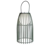 LUUK LIFESTYLE Portable Outdoor Floor LED Design Lantern, Ambient Light, Eco-Friendly Design, Adjustable Brightness, Warm Light Color, USB Rechargeable Battery, 72h Autonomy, IP44, Green matt