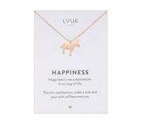 LUUK LIFESTYLE Waterproof Donkey|LLama pendant necklace, 50cm adjustable, sturdy thin chain, tarnish-free, Gift for holiday season, women, sister, friend, daughter, vacation dainty trendy aesthetic