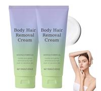 Luuma Hair Removal Cream, Luuma Facial Hair Remover, Gentle and Painless Facial Hairs Remover, Cleansing Soothing, Moisturizing Hydration, Without The Stubbles and Enjoy Irritation, 100g (2PC)