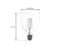 LUUMR Smart LED E27 G95 7W ZigBee Tuya Philips Hue set of 3