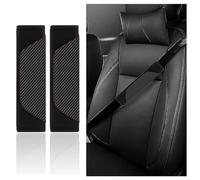 LUUXWPFZ 2 Pcs Car Seat Belt Pads, for VW T-ROC R-Line 2019-2023 2024 Comfort Seatbelt Padding Shoulder Protector Cover Car Seat Belt Pads Interior Accessories,A