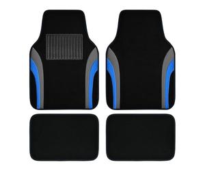 LUUXWPFZ 4 Pcs Set Car Mats, for Leapmotor T03 2023-2025 Heavy Duty Waterproof Full Set Floor Carpets with Anti-Slip Backing and Heel Pad Protection,A