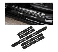 LUUXWPFZ 5 PCS Car Door Sill Protector, for Nissan Qashqai J12 e-Power 2023 2024 2025 Carbon Fiber Car Kick Plates Anti Scratch Car Door Edge Guard Stickers Accessories