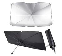 LUUXWPFZ Car Windscreen Sun Shade, For Ford Transit Connect 2012-2021 Foldable Front Sun Visor, Windshield Keep Vehicle Cool, Blocks UV Rays