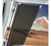 LUUXWPFZ Car Windscreen Sun Shade, for MG HS ZS MG5 MG6 TF GT6, Retractable Auto Front Window Roller Blind with Suction Cups Heat Insulator Shield,74 * 140cm