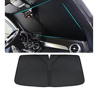LUUXWPFZ Car Windscreen Sun Shade, for Renault Trafic 2014-2021 Foldable Reflective Car Windscreen Sunshade Reflector UV Rays Windshield Sun Shade