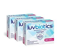 Luv Biotics Sugar Free Cherry Lozenges with Oral Probiotics, Xylitol & Aloe Vera - 3 x 30 Lozenges