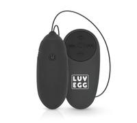 LUV EGG - Rechargeable, Wireless Vibrating Egg (Black)