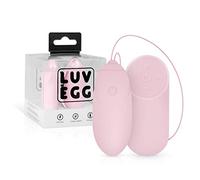 LUV EGG Vibrating Egg with Remote Control for Exciting Foreplay for Couples and Beginners, Pink LUV001PNK