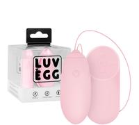 LUV EGG Vibrating Egg with Remote Control for Exciting Foreplay for Couples and Beginners, Pink LUV001PNK