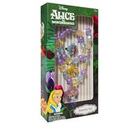 LUV HER Alice In Wonderland Girls Jewelry Set Dress Up 3 Piece Toy Jewelry Box Set With Bead Necklace, Bracelet And Ring Play Accessories Ages 3
