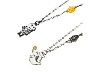 LUV HER Disney Nightmare Before Christmas Bff Necklace Set, Girls Friendship Gift For Ages 3