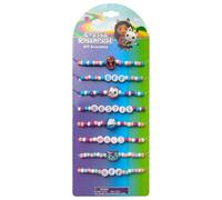 LUV HER Kids Jewelry Beaded Friendship Bracelets Cute Best Friends Gifts | Gabbys Dollhouse Gift-Ready BFF Theme 8 Pack Beaded Friendship-Bracelets Lightweight Colorful Elastic Fun for Girls Ages 3+