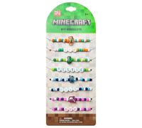 LUV HER Kids Jewelry Beaded Friendship Bracelets Cute Best Friends Gifts | Minecraft Gift-Ready BFF Theme 8 Pack Beaded Friendship-Bracelets Lightweight Colorful Elastic Fun for Kids Ages 3+