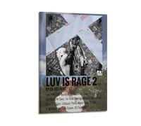 Luv Is Rage 2 Lil Uzi Vert Album Album Music Figures Album Album Poster Home Decor Office Decor Living Room Living Room Decor Teen Bedroom Canvas Painting Oil Painting Print Gift08x12inch(20x30cm) Fra