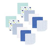 Luvable Friends 12 Piece Washcloth, Boy Whale