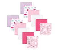 Luvable Friends 12 Piece Washcloth, Girl Whale