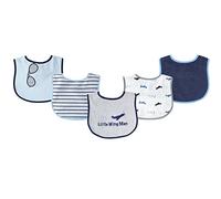 Luvable Friends 5 Piece Fun Boy's Drooler Bibs, Airplane