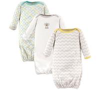 Luvable Friends Baby Boys' Cotton Gowns Nightgown, Koala, 0-6 Months (Pack of 3)