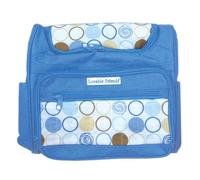 Luvable Friends Bright Colors Diaper Bag, Blue