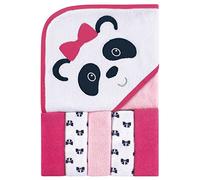 Luvable Friends Hooded Towel and 5 Washcloths, Girl Fox