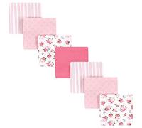 Luvable Friends Unisex Baby Cotton Flannel Receiving Blankets Bundle, Garden, One Size