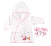 Luvable Friends Unisex Baby Cotton Terry Bathrobe, Fish, One Size
