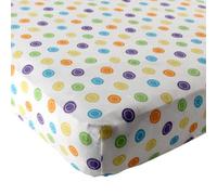 Luvable Friends Unisex Baby Fitted Crib Sheet, Yellow Geometric, One Size