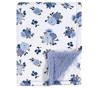 Luvable Friends Unisex Baby Mink Blanket with Sherpa Backing