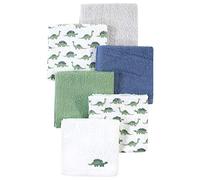 Luvable Friends Unisex Baby Super Soft Cotton Washcloths, Dinosaur, One Size