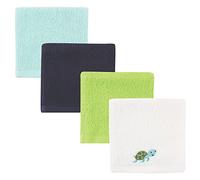 Luvable Friends Unisex Baby Super Soft Cotton Washcloths, Turtle, One Size