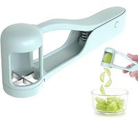 Luvan Grape Cutter for Toddlers Food Grape Slicer for Baby Food Grape Tomato Cherry Strawberry Cutter Tools Into 4 Pieces for Vegetable Fruit Salad Stainless Steel Quarter Grape Slicer Kitchen Gadget