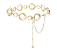 Luvatar Fashion Metal Waist Chain Belt Blouse Dress Sweater Chain Belt…, Gold-t00, Medium